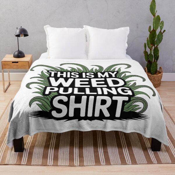 Item preview, This Is My Weed Pulling Shirt - Gardening Battle Gear designed and sold by KZbubble.