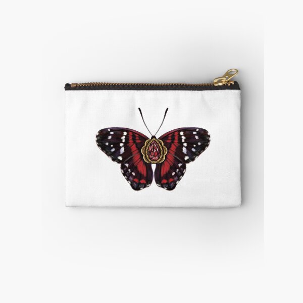 Item preview, Birth Gemstone Butterfly (July) - Scarlet Peacock Butterfly with Ruby Gemstone designed and sold by Scarlet Swan.