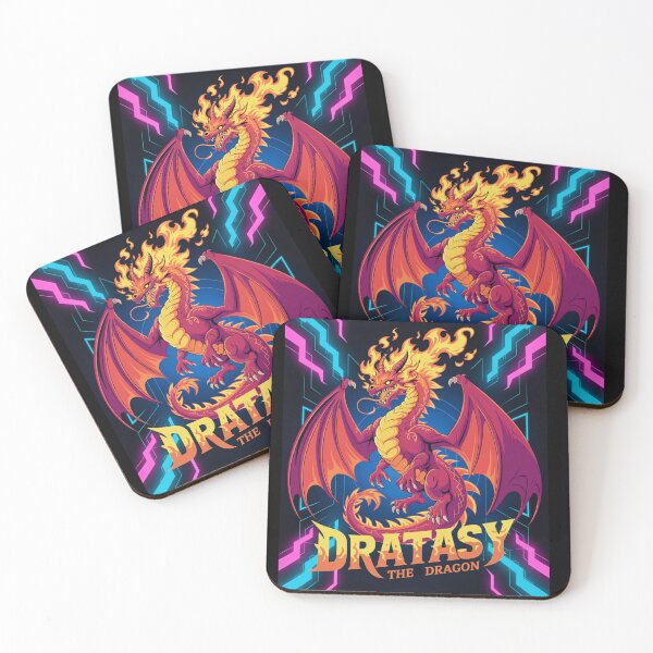 Artikelvorschau, Dratasy der Drache, Fantasy Feuerdrache Wurf entworfen und verkauft von Araglowcorner.