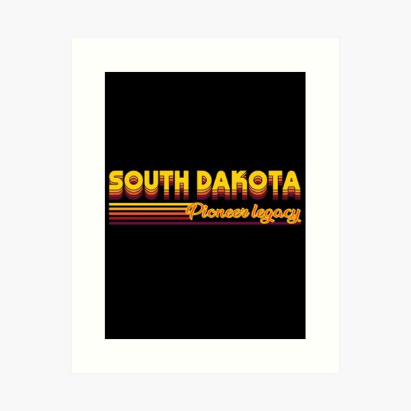Item preview, cool South Dakota USA state design designed and sold by RetroMaritalArt.