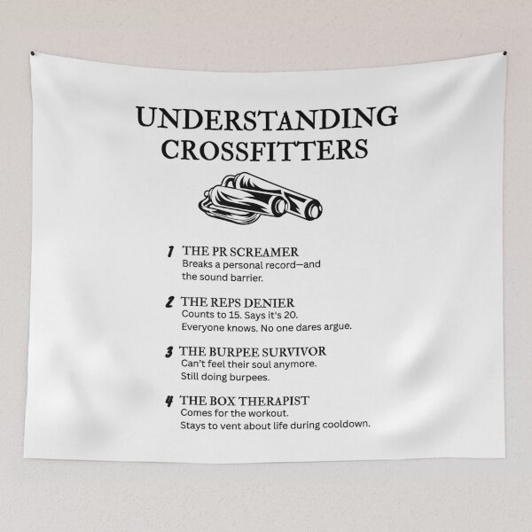 Item preview, Understanding CrossFitters – Funny CrossFit Life Definitions designed and sold by PsyFlow35.