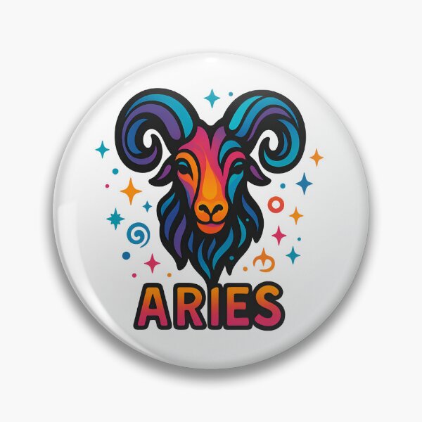 Item preview, Aries Zodiac Sign T-Shirt – Bold & Fiery Psychedelic Horoscope Design 1 designed and sold by sifo2024.