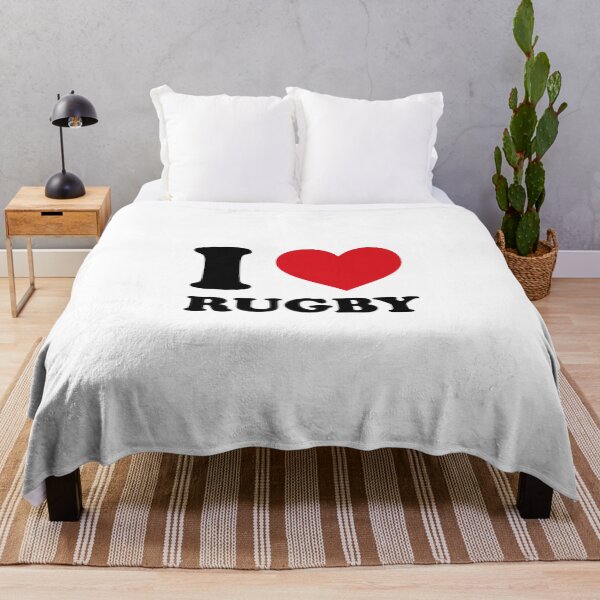 Item preview, I ❤️ Rugby – Black Text Red Heart Design designed and sold by EmeraldeaArt.