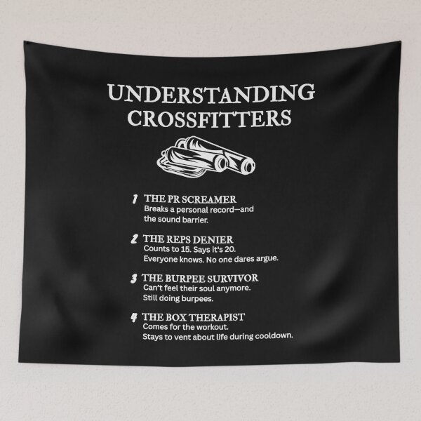 Item preview, Understanding CrossFitters – Funny CrossFit Life Definitions – Black designed and sold by PsyFlow35.