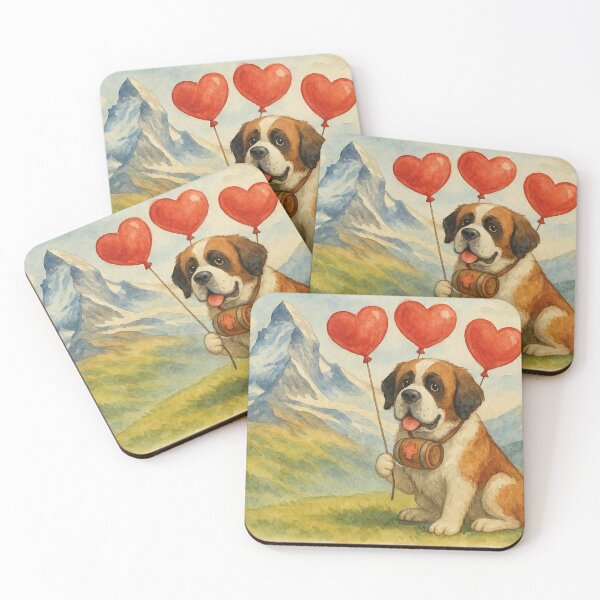 Item preview, St. Bernard in front of the Matterhorn designed and sold by Mauswohn.
