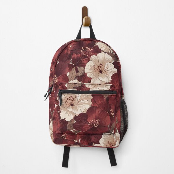 Item preview, Burgundy and Ivory Flowers designed and sold by CoolPixels.
