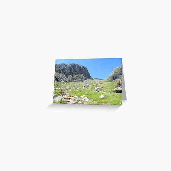 The Lake District: Looking up to Scafell Greeting Card