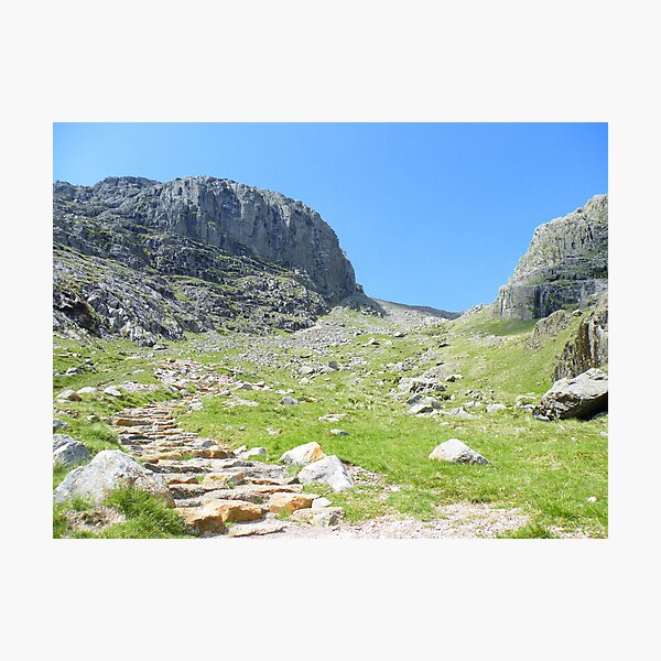 The Lake District: Looking up to Scafell Photographic Print