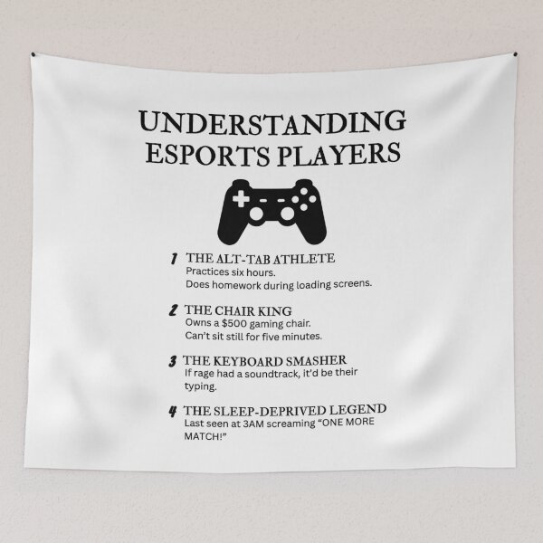Item preview, Understanding eSports Players – Funny Competitive Gaming Definitions designed and sold by PsyFlow35.