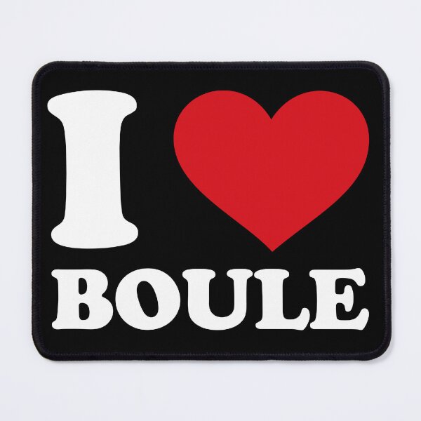 Item preview, I ❤️ Boule – Clean Minimal Look designed and sold by EmeraldeaArt.