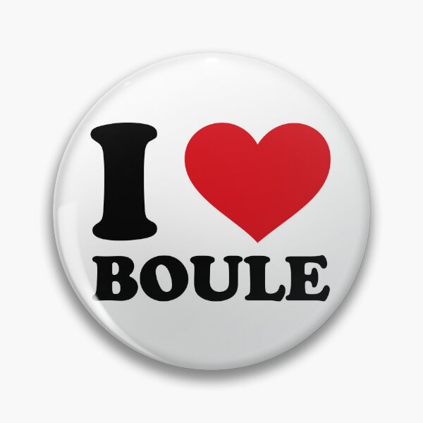 Item preview, I ❤️ Boule – Minimal Bold Style designed and sold by EmeraldeaArt.