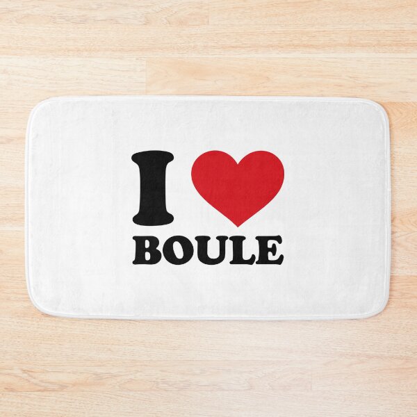 Item preview, I ❤️ Boule – Minimal Bold Style designed and sold by EmeraldeaArt.