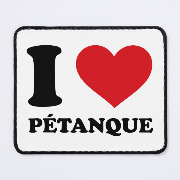 Item preview, I ❤️ Pétanque – Bold Minimal Statement designed and sold by EmeraldeaArt.