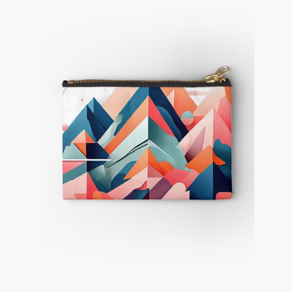 Item preview, Abstract Mountain Reflections in Circle designed and sold by SketchNStyle.