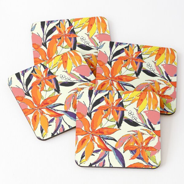 Item preview, Painted Abstract Flowers designed and sold by ViaARTfactory.