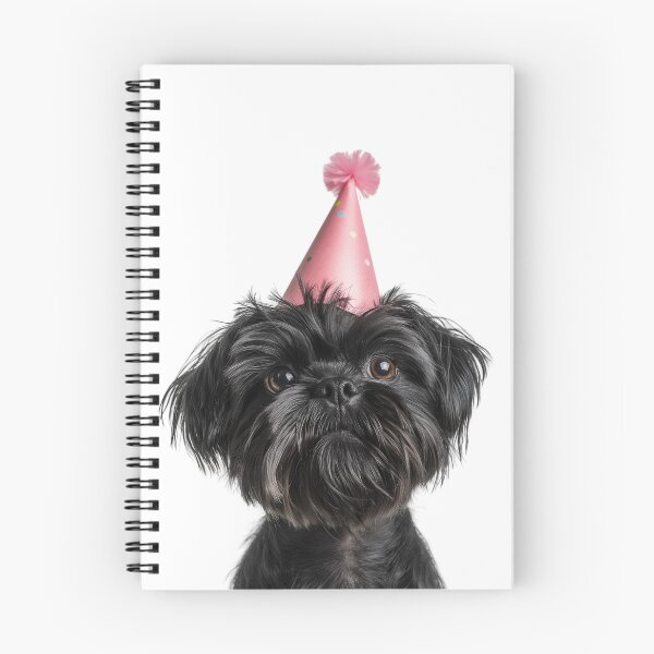 Item preview, Cute Affenpinscher dog with Party Hat Birthday Celebration designed and sold by LazyOwlStore.