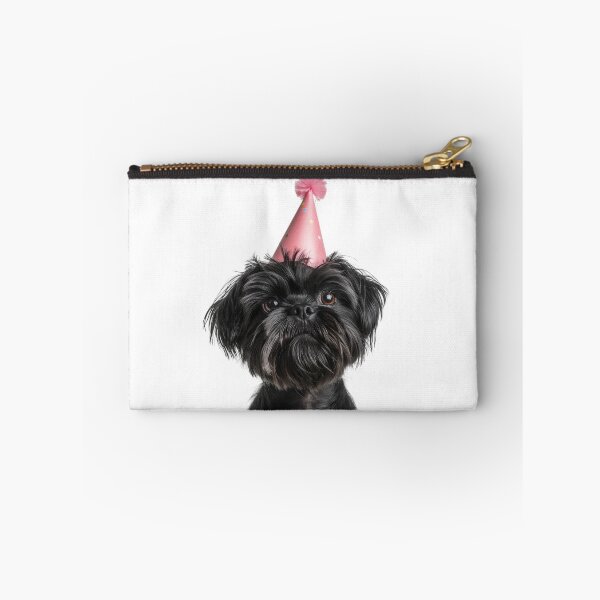 Item preview, Cute Affenpinscher dog with Party Hat Birthday Celebration designed and sold by LazyOwlStore.