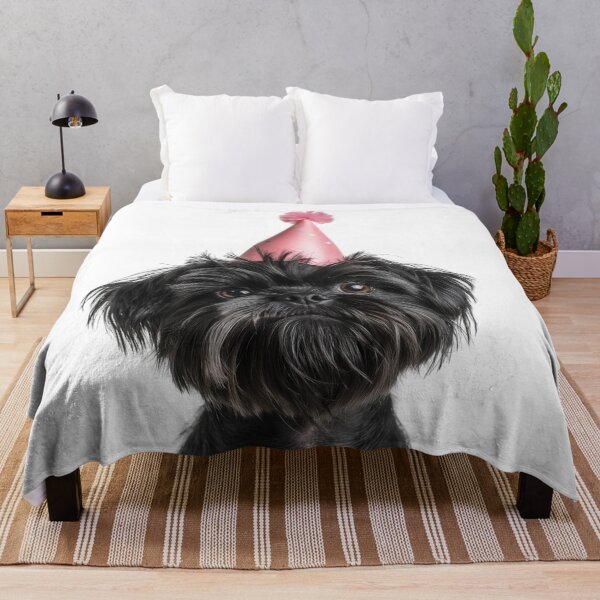 Item preview, Cute Affenpinscher dog with Party Hat Birthday Celebration designed and sold by LazyOwlStore.