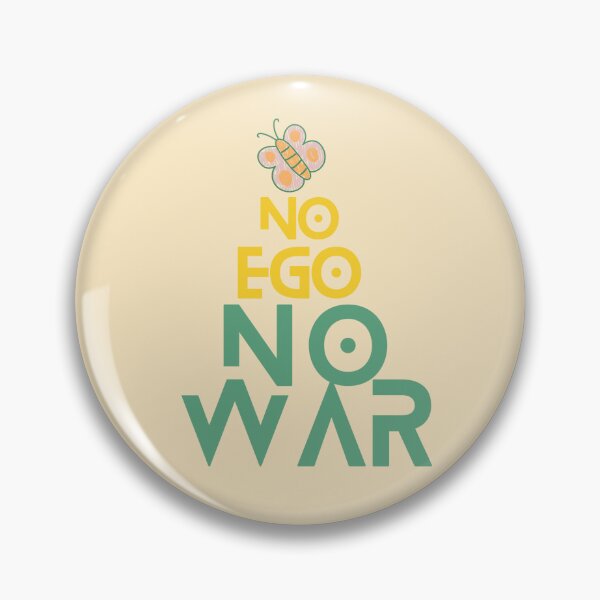 Item preview, Cita minimalista sobre la paz: Sin ego no hay guerra designed and sold by Monkeywell.