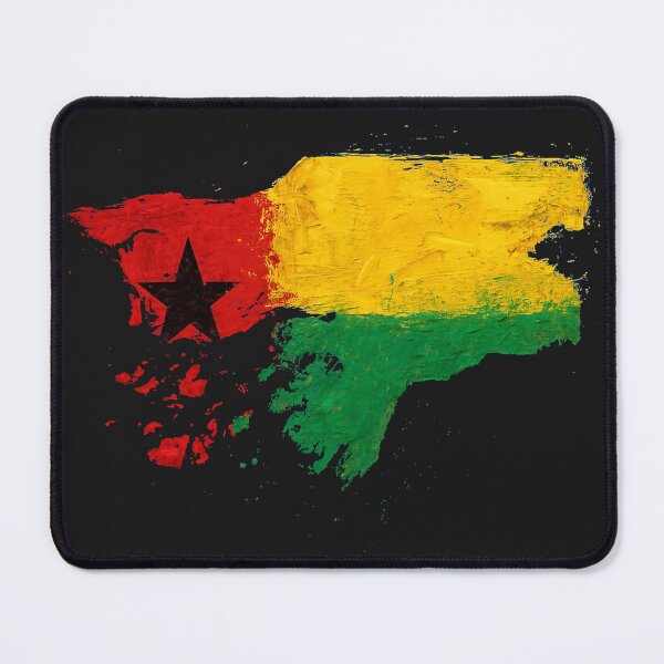 Item preview, Painted Guinea-Bissau flag designed and sold by ilakz.