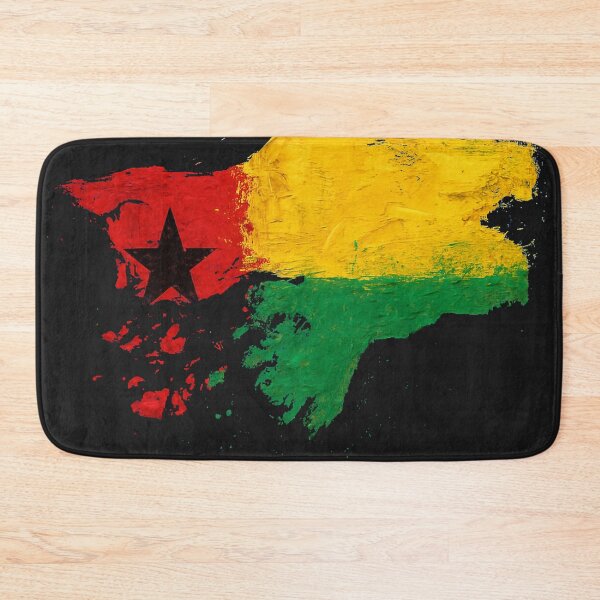 Item preview, Painted Guinea-Bissau flag designed and sold by ilakz.