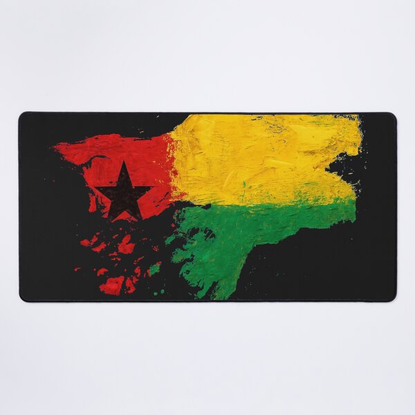 Item preview, Painted Guinea-Bissau flag designed and sold by ilakz.
