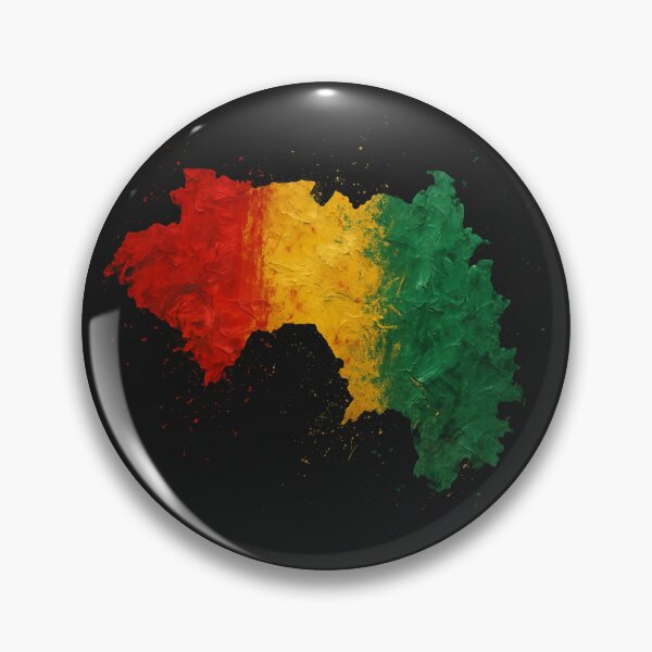 Item preview, Painted Guinea flag designed and sold by ilakz.