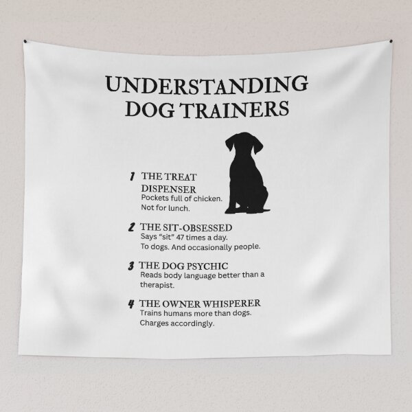 Item preview, Understanding Dog Trainers – Funny Canine Coaching Definitions designed and sold by PsyFlow35.