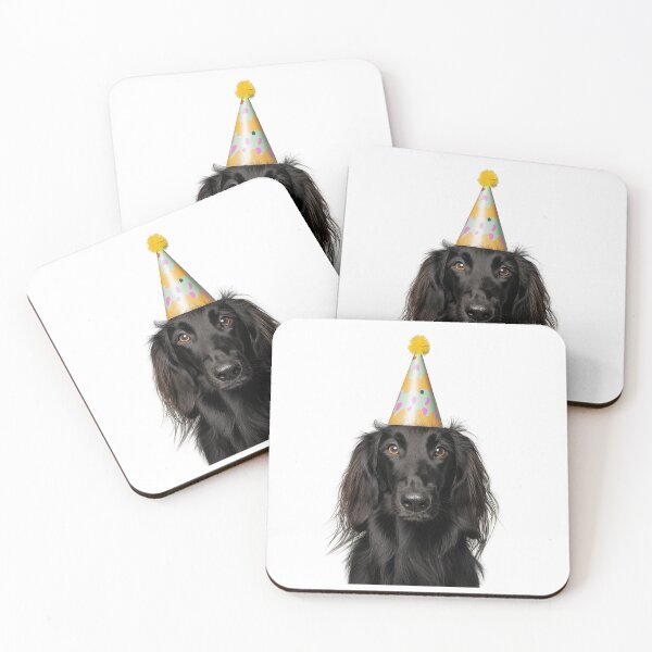 Item preview, Cute Afghan Hound dog with Party Hat Birthday Celebration designed and sold by LazyOwlStore.