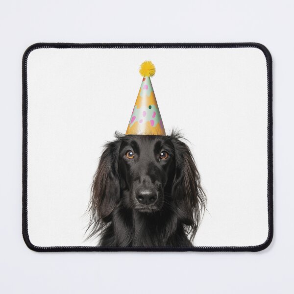 Item preview, Cute Afghan Hound dog with Party Hat Birthday Celebration designed and sold by LazyOwlStore.