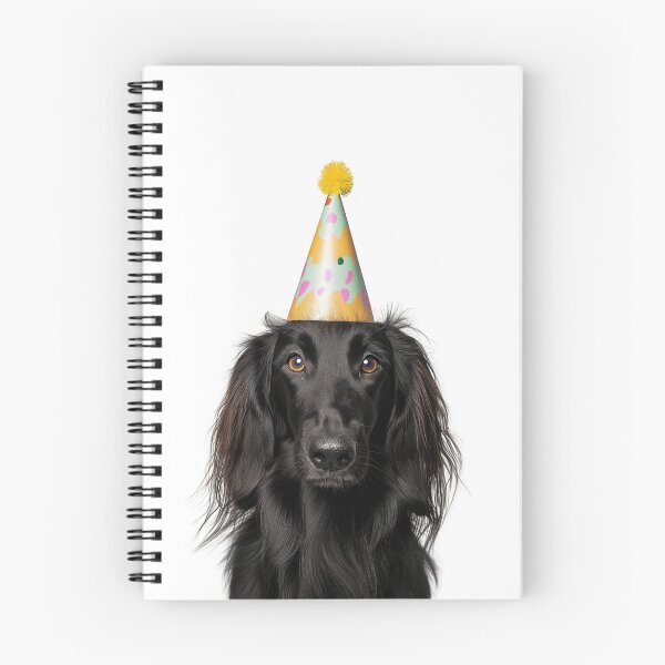 Item preview, Cute Afghan Hound dog with Party Hat Birthday Celebration designed and sold by LazyOwlStore.