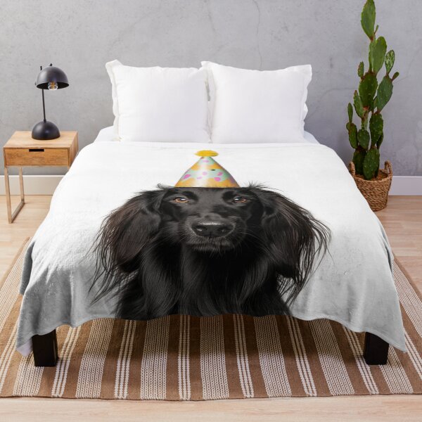 Item preview, Cute Afghan Hound dog with Party Hat Birthday Celebration designed and sold by LazyOwlStore.