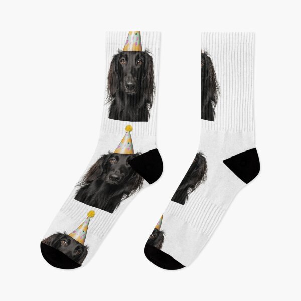 Item preview, Cute Afghan Hound dog with Party Hat Birthday Celebration designed and sold by LazyOwlStore.
