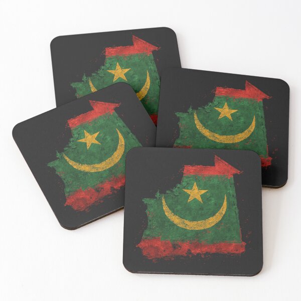 Item preview, Painted Mauritania flag designed and sold by ilakz.