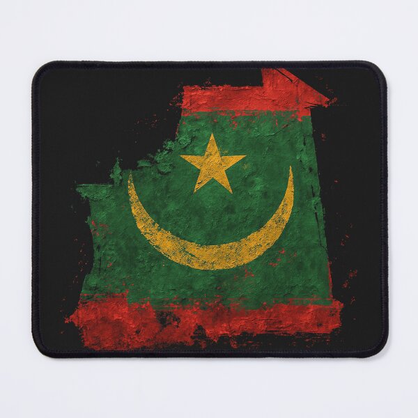 Item preview, Painted Mauritania flag designed and sold by ilakz.