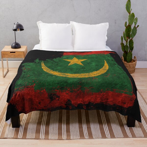 Item preview, Painted Mauritania flag designed and sold by ilakz.