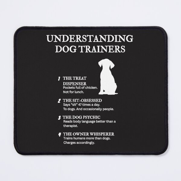 Item preview, Understanding Dog Trainers – Funny Canine Coaching Definitions – Black designed and sold by PsyFlow35.