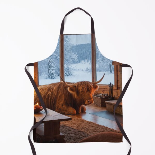 Item preview, Highland cow fireplace  designed and sold by Md1982.
