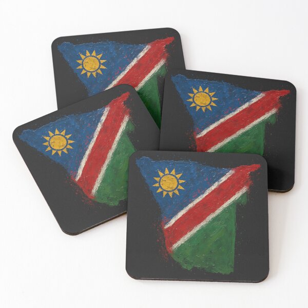 Item preview, Namibia flag painted designed and sold by ilakz.