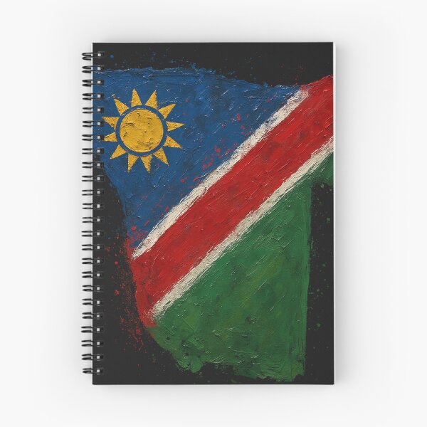 Item preview, Namibia flag painted designed and sold by ilakz.