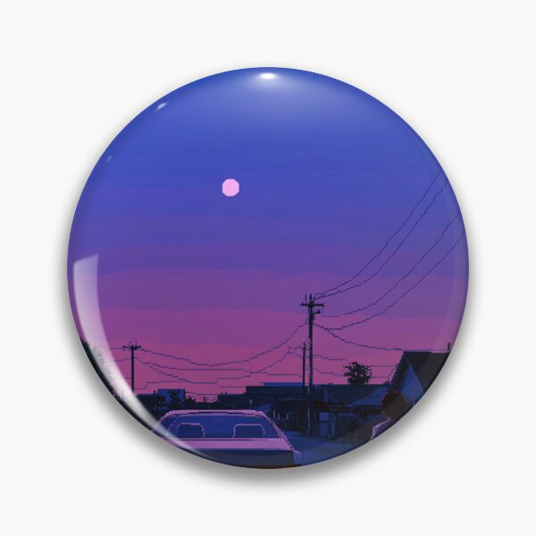 Item preview, Lofi Nostalgic Moonlight Pixel Art designed and sold by V-Fantasy.