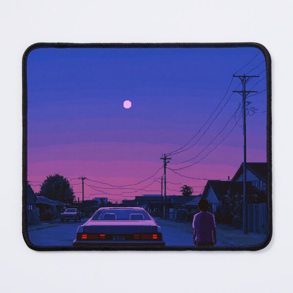 Item preview, Lofi Nostalgic Moonlight Pixel Art designed and sold by V-Fantasy.