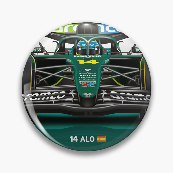 Item preview, Many 2025 Fernando Alonso items - 2025 Formula 1 Aston Martin Racing Car designed and sold by Billers Art.