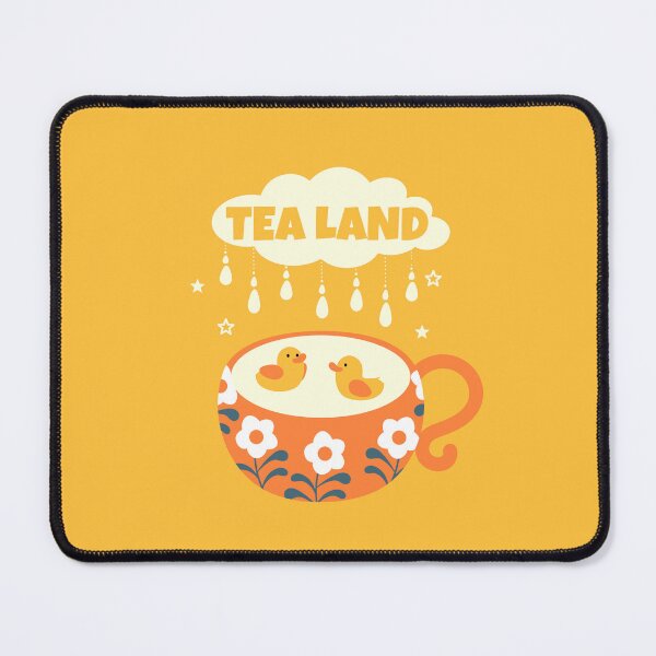 Item preview, Tea Land: Rainy Skies & Happy Ducks designed and sold by Tulip Creators by This Definition.