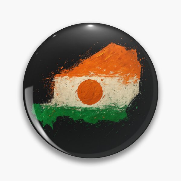 Item preview, Painted Niger flag designed and sold by ilakz.