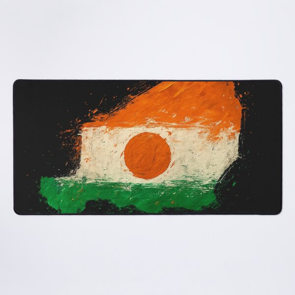 Item preview, Painted Niger flag designed and sold by ilakz.