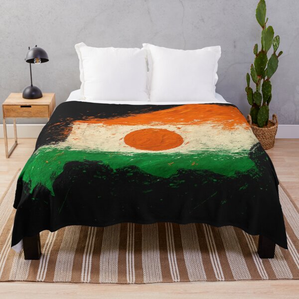 Item preview, Painted Niger flag designed and sold by ilakz.