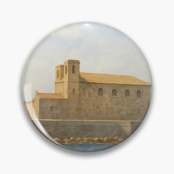 Item preview, Watercolor of Tabarca Island designed and sold by Miradas del Mundo.