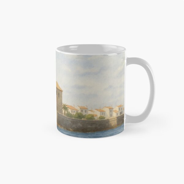 Item preview, Watercolor of Tabarca Island designed and sold by Miradas del Mundo.