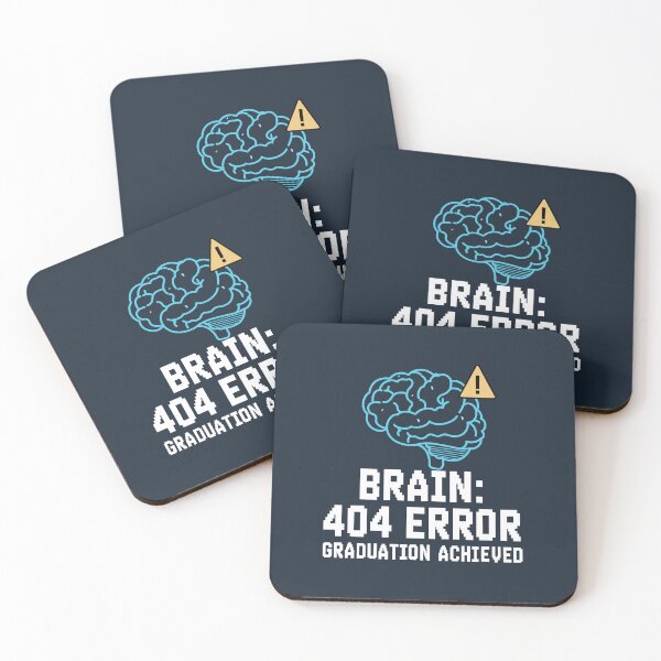 Item preview, Brain: 404 Error – Graduation Achieved designed and sold by UpliftSoul.